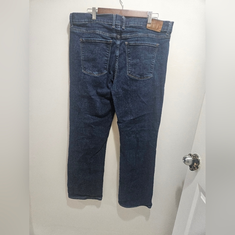 Mott & Bow- Women's 40X32 Dark Blue Flare Jeans Straw_Woos_Stan - Picture 2 of 10